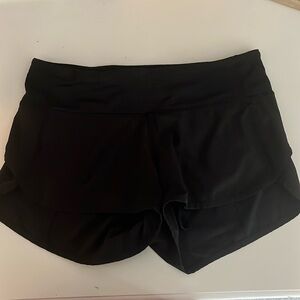 Black LULULEMON speed ups!! Size 0, old style